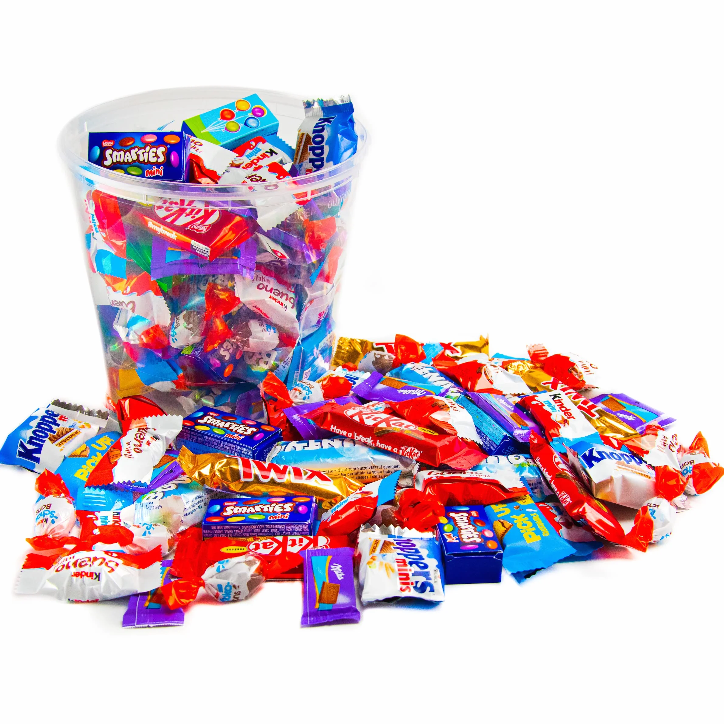 Sugar Bros | Minis Party Bucket | 70-częściowy 1 kg