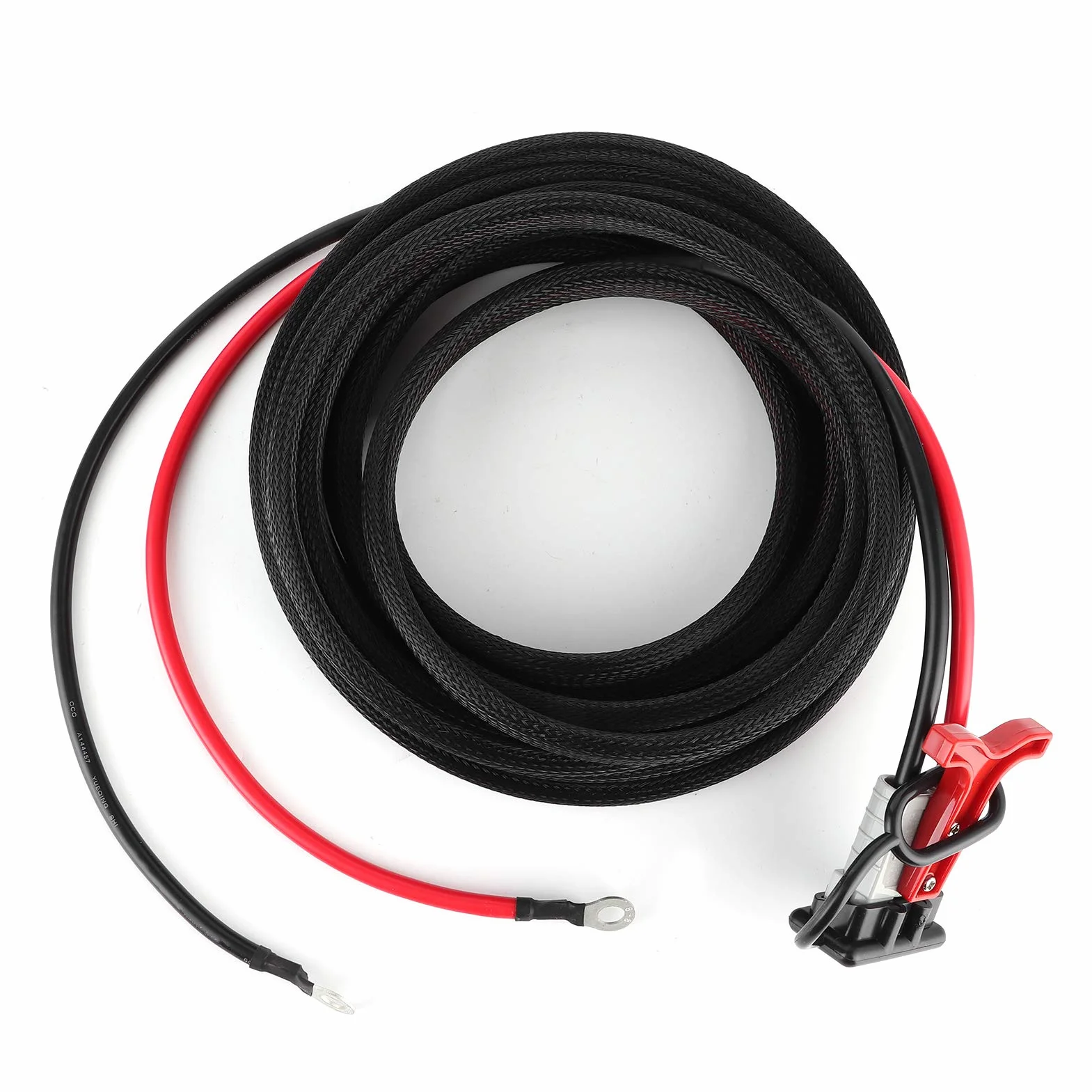 Kabel Połączeniowy z wtyczką Akumulatora O Długości 19,7 Stopy 600 W 50 A SMH do Przewodu Zasilającego Typu O do Samochodów Kempingowych RV