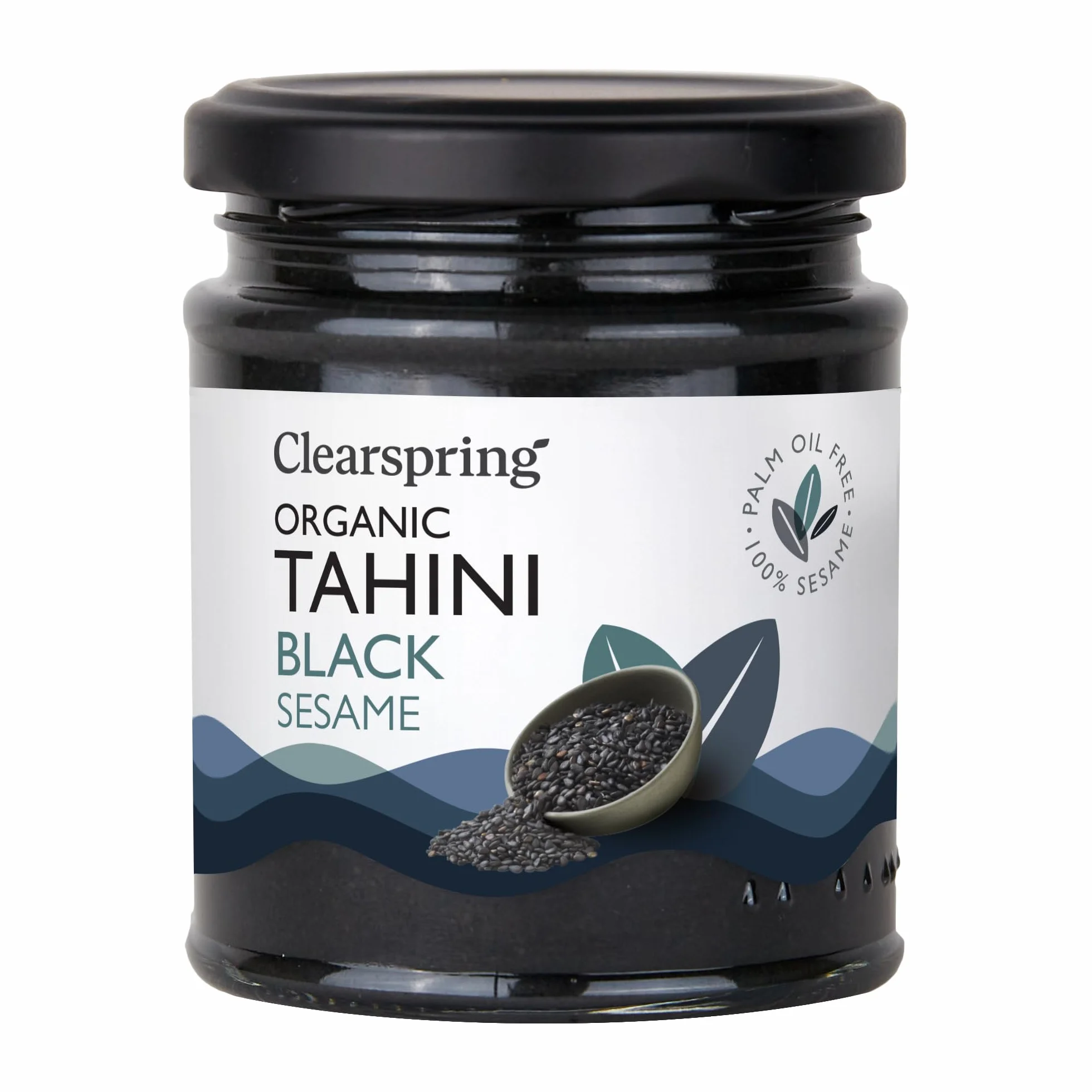 Clearspring Organiczne Tahini czarny sezam 170 g