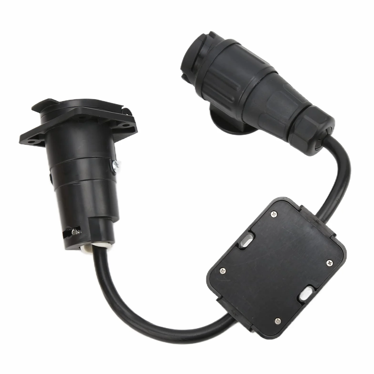 Adapter przyczepy EU 13-pin do US 7-styk, konwerter światła przyczepy