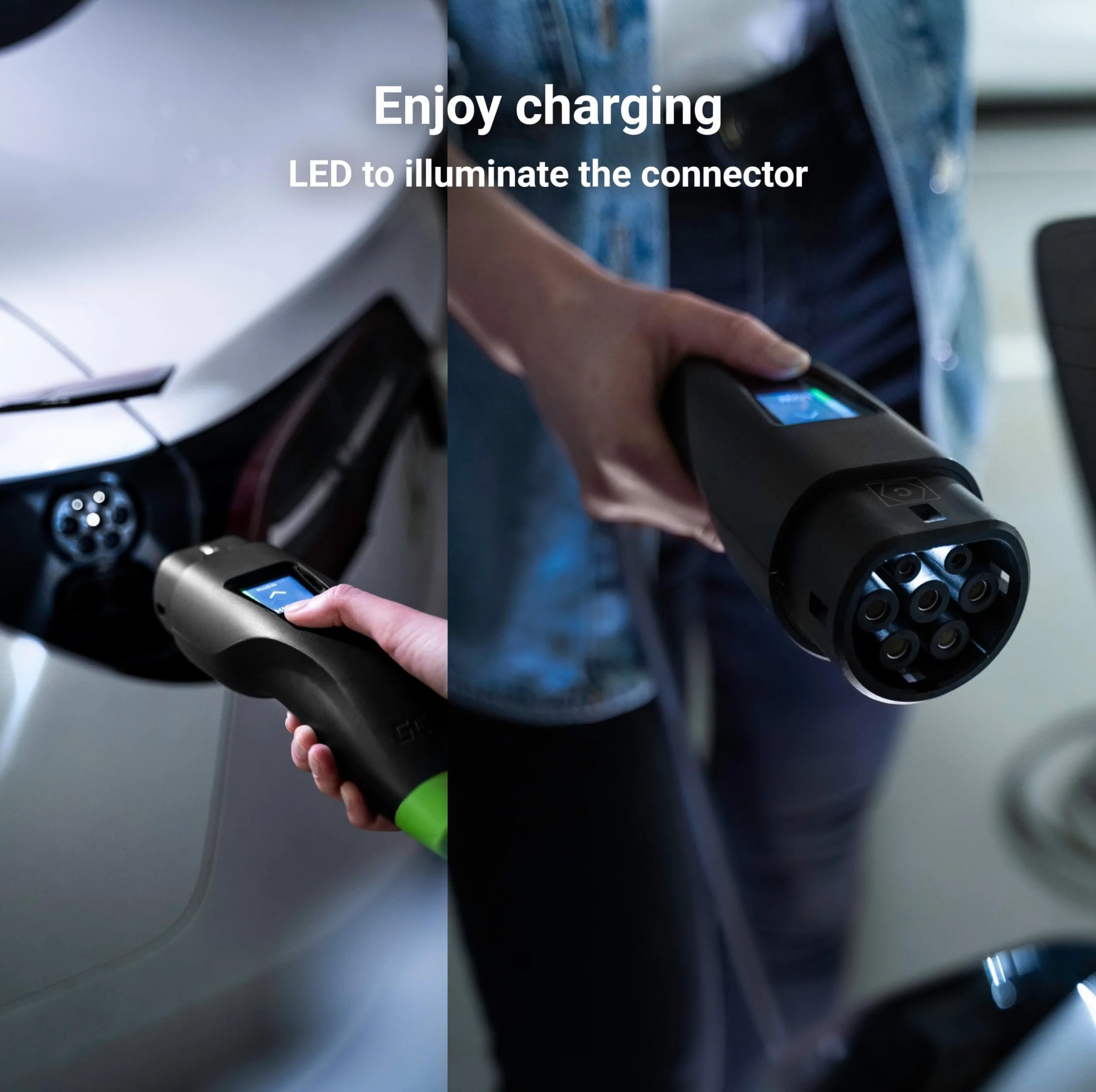 Green Cell Habu Ładowarka Mobilna EV 11kW 7m Typ 2 CEE 16A Wallbox 2w1 z Aplikacją GC