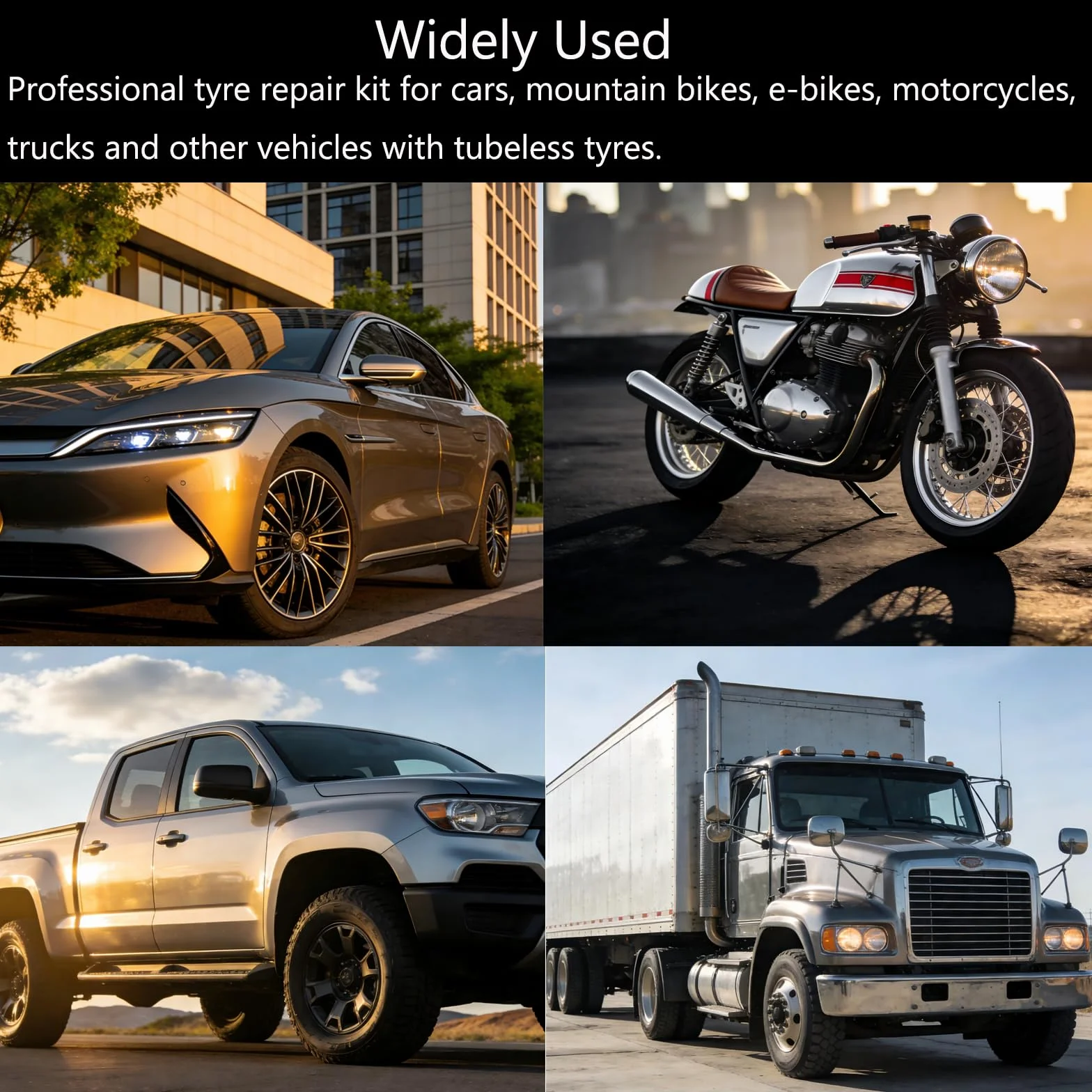 100 sztuk próżniowych gwoździ do naprawy opon, zestaw do naprawy opon ze śrubokrętem, do naprawy opon bez dętki, zestaw naprawczy do samochodu, motocykla, roweru (3 rozmiary)