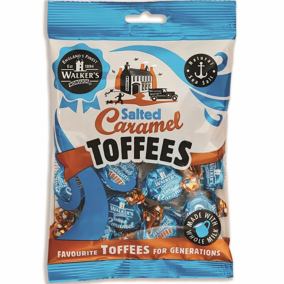 Walkers Salted Caramel Toffees 150 g