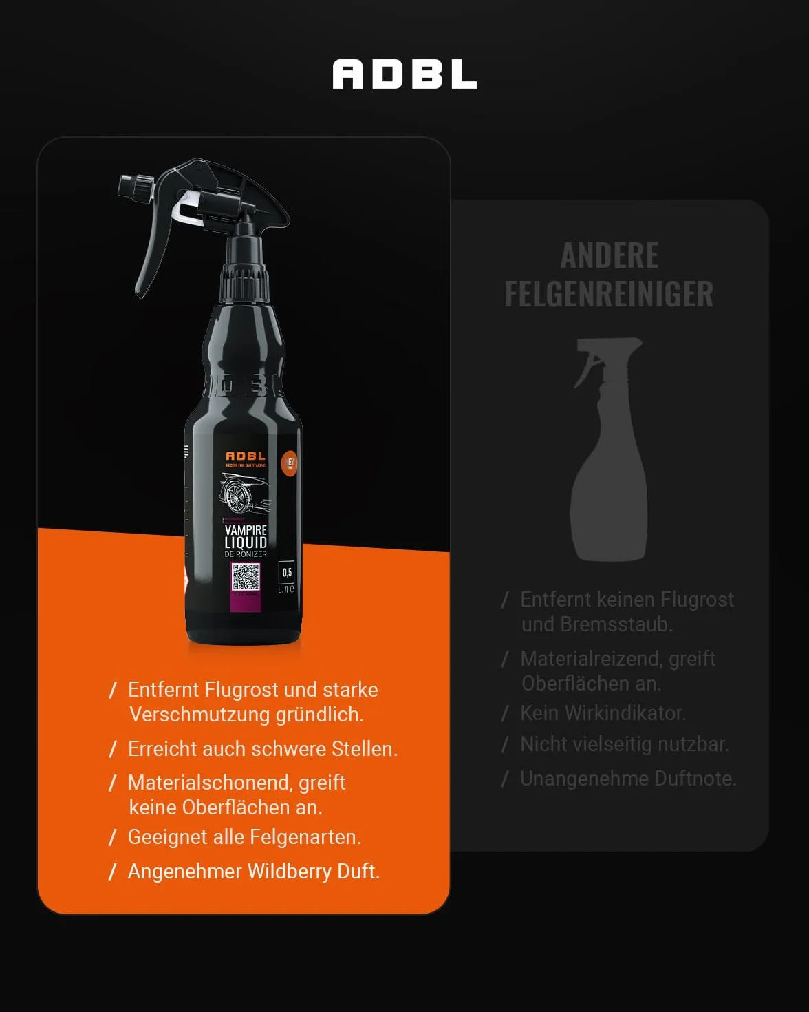 ADBL Vampire Liquid środek do czyszczenia felg aluminiowych, żel, 1 l