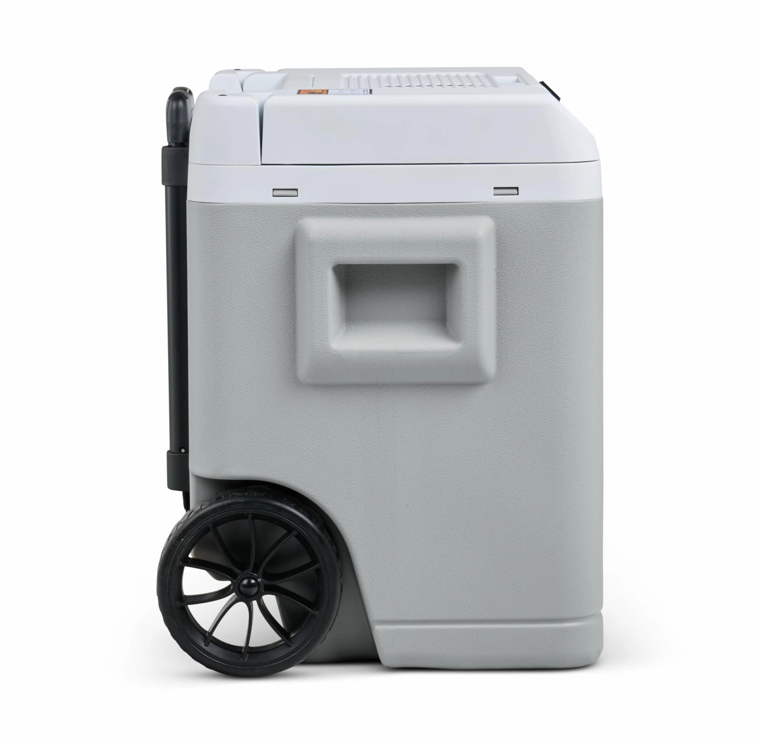 IGLOO IE42 elektryczna lodówka turystyczna 12V/230V, 42L – kompaktowa lodówka samochodowa na kemping, łódź i festiwale, z kółkami i teleskopowym uchwytem, schowkiem na kabel oraz trybem Eco/Max