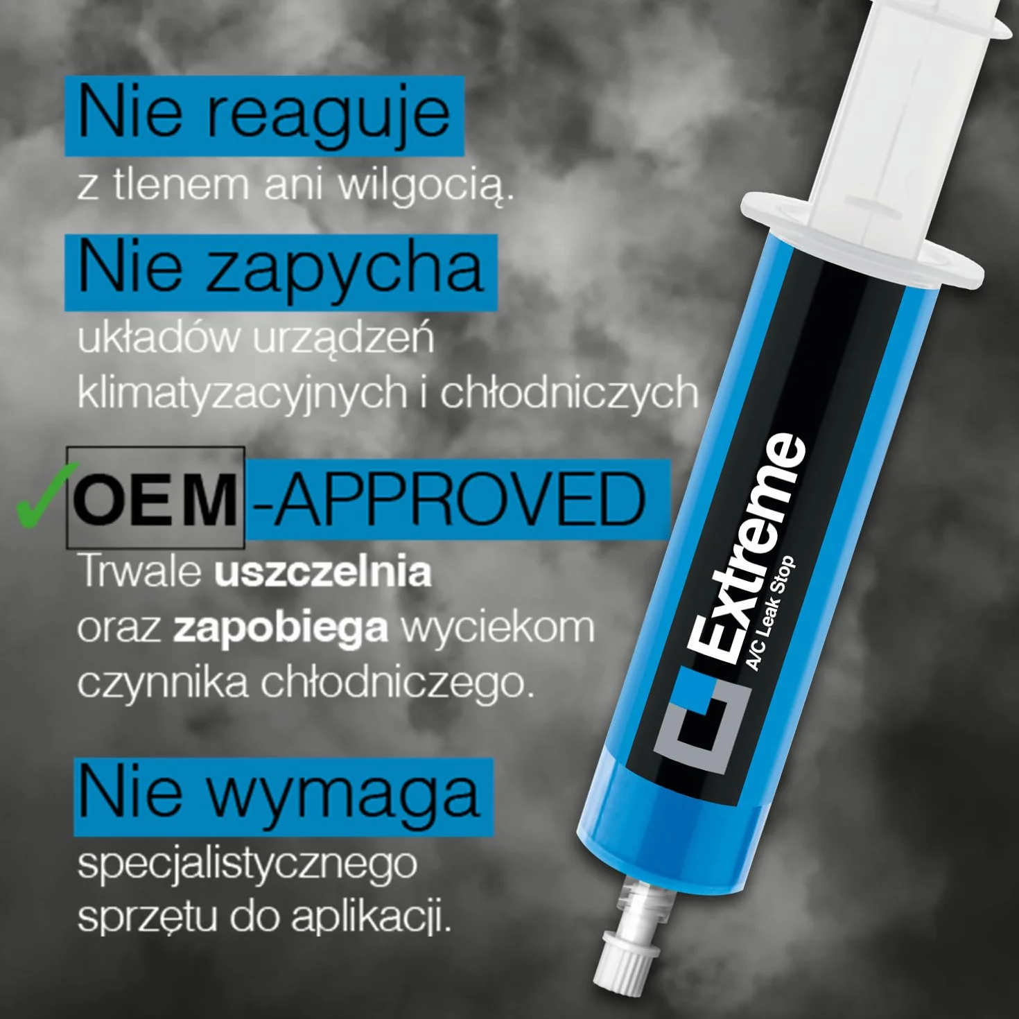ERRECOM Extreme – 30 ml, Uszczelniacz do Urządzeń Klimatyzacyjnych oraz Chłodniczych, także do Klimatyzacji Samochodowej (bez adapterów)