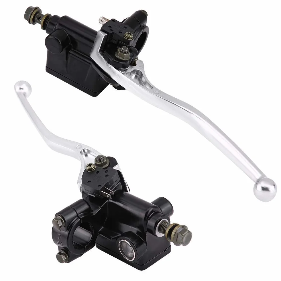 7/8"22mm dźwignia hamulca motocyklowego pompa ze stopu aluminium motocykl prawy przedni cylinder hamulcowy dla CBR250 CB250 VT250 VTR250 CB400 CL400 NSR250