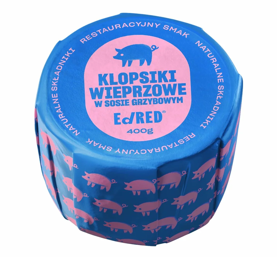 Klopsiki wieprzowe w sosie grzybowym 400 g dania gotowe restauracyjny smak