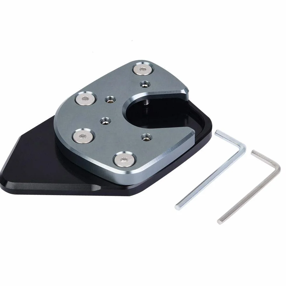 Boczna podstawka motocyklowa EBTOOLS, motocyklowa antypoślizgowa podstawa boczna przedłużenia podpórki powiększ dla NC750X / X-ADV 17-19 (czerwona)