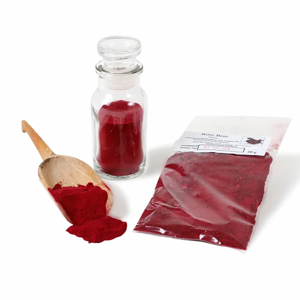 Naturalna farba spożywcza w proszku, czerwone grządki, 20 g, do gotowania i smoothie