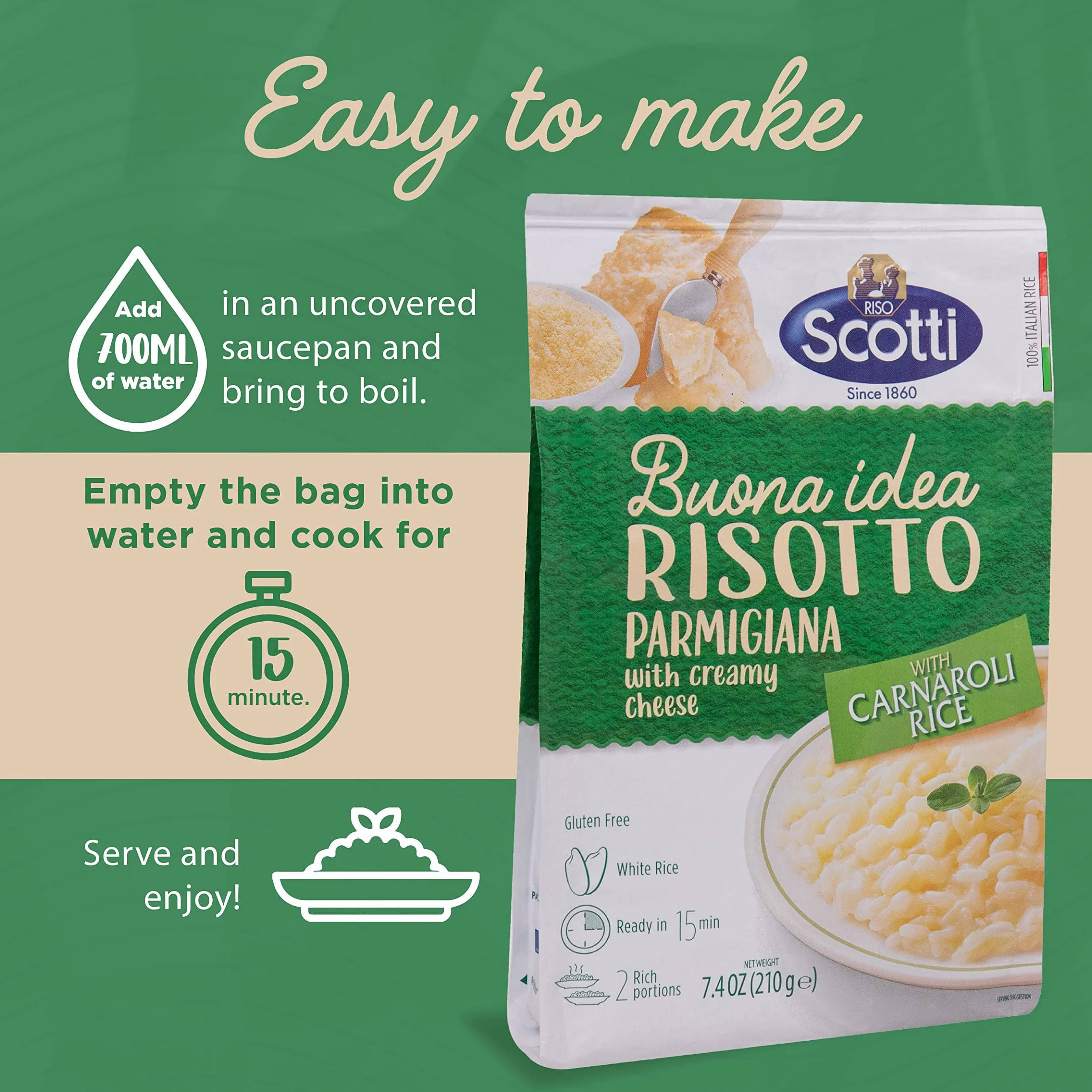 Riso Scotti Parmezan Risotto Carnaroli 209 g