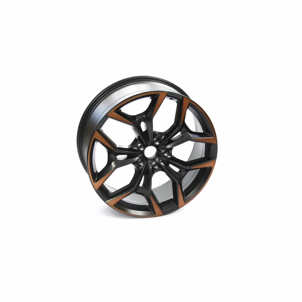 Seat 575601025AMXEB felga aluminiowa CUPRA 20 cali Tuning Sport Felga 8Jx20 ET40 5x112 Felga z lekkiego metalu, czarna matowa/miedziana