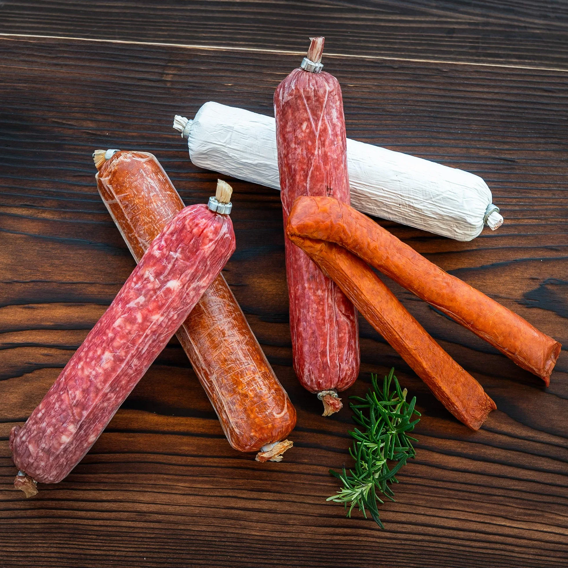 WURSTBARON® zestaw próbny kiełbasy Salami z Bawarii 750g 4 rodzaje