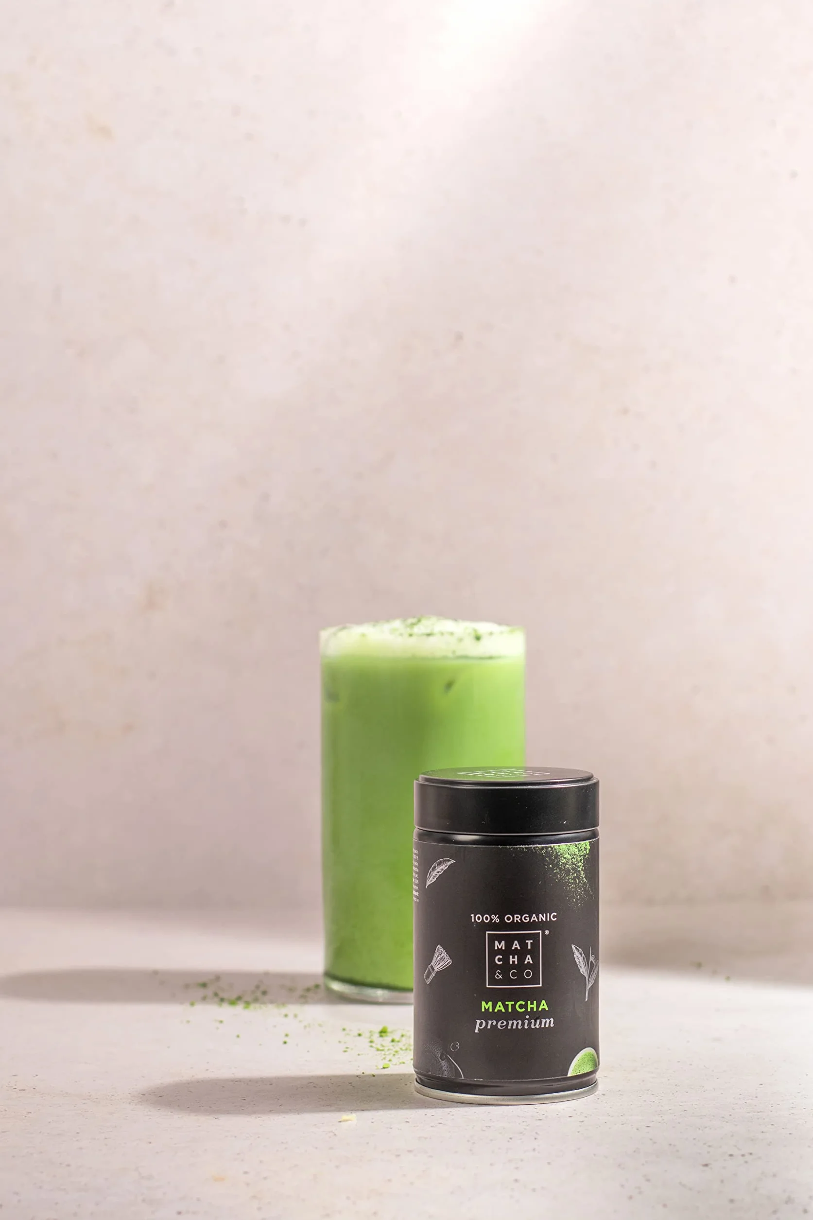 Premium organiczna zielona herbata matcha w proszku (30 g) | Zielona herbata w proszku z Japonii | Organiczna herbata matcha klasy ceremonialnej | Matcha & CO (30 g)