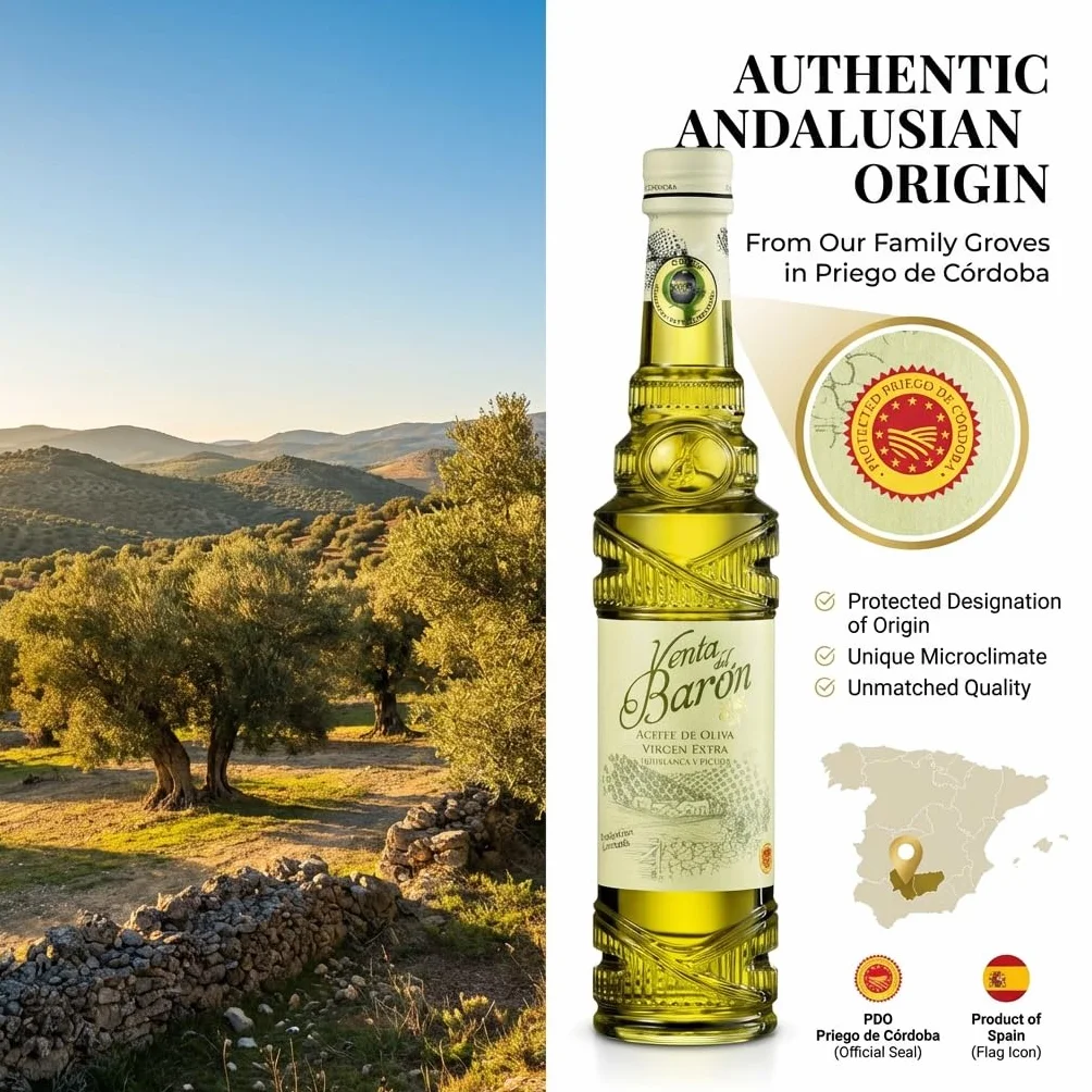 Oliwa z Oliwek Extra Vergine Venta del Barón Mueloliva, Kanister 2,5 l, Zbiory 2020