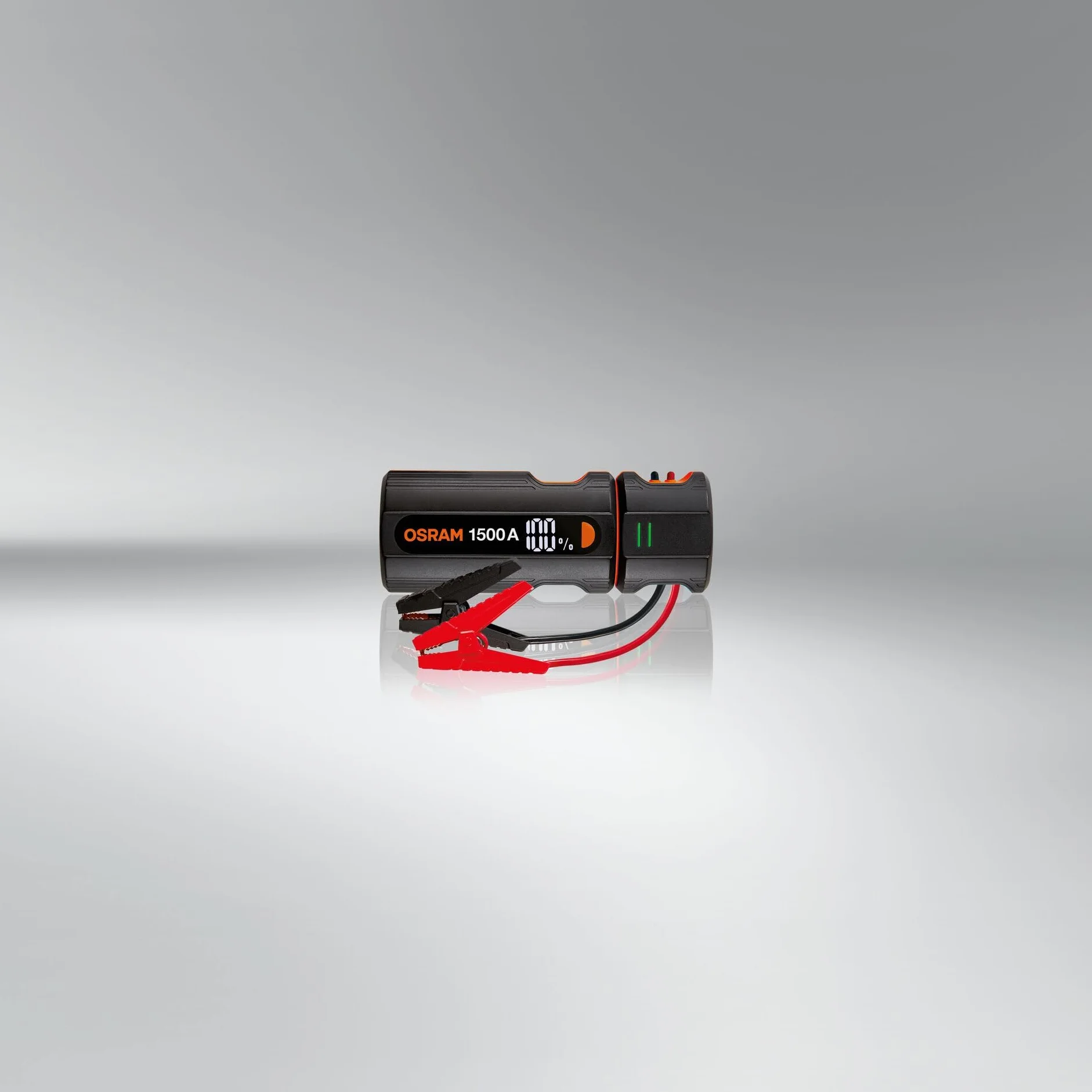 OSRAM BATTERYjumpstart 1500, power bank z rozrusznikiem, litowy rozrusznik, do pojazdów 12 V z silnikami benzynowymi o pojemności do 6,0 l i wysokoprężnymi o pojemności 3,0 l