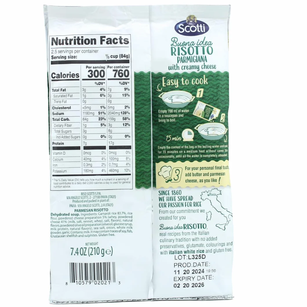 Riso Scotti Parmezan Risotto Carnaroli 209 g