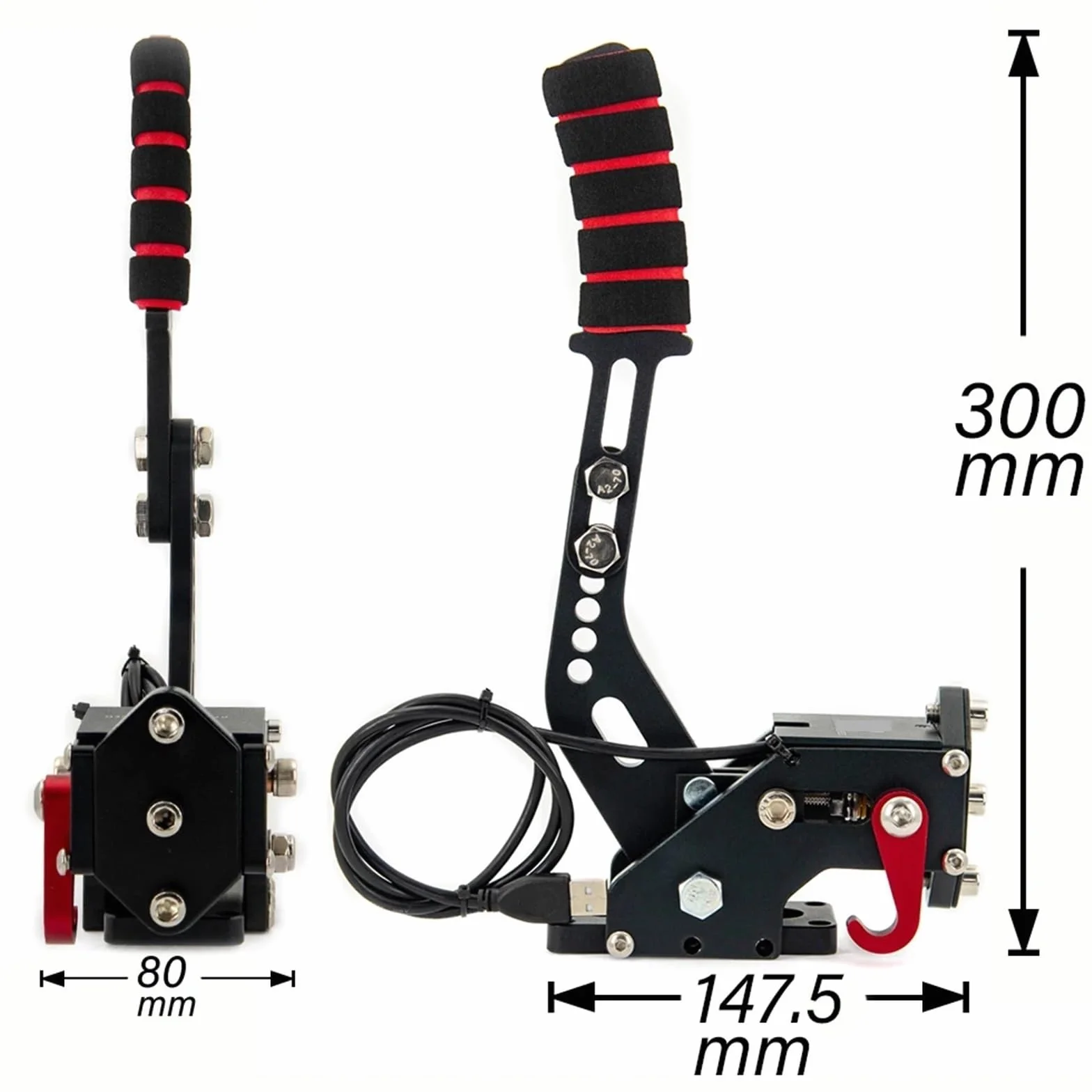 Dźwignia Hamulca Ręcznego płyta do hamulca ręczne Czarny 16-bitowy system hamulca ręcznego do gier wyścigowych PC USB SIM Hamulec ręczny do gier wyścigowych Logitech G25/G27/G29 T500 Hydrauliczny ham