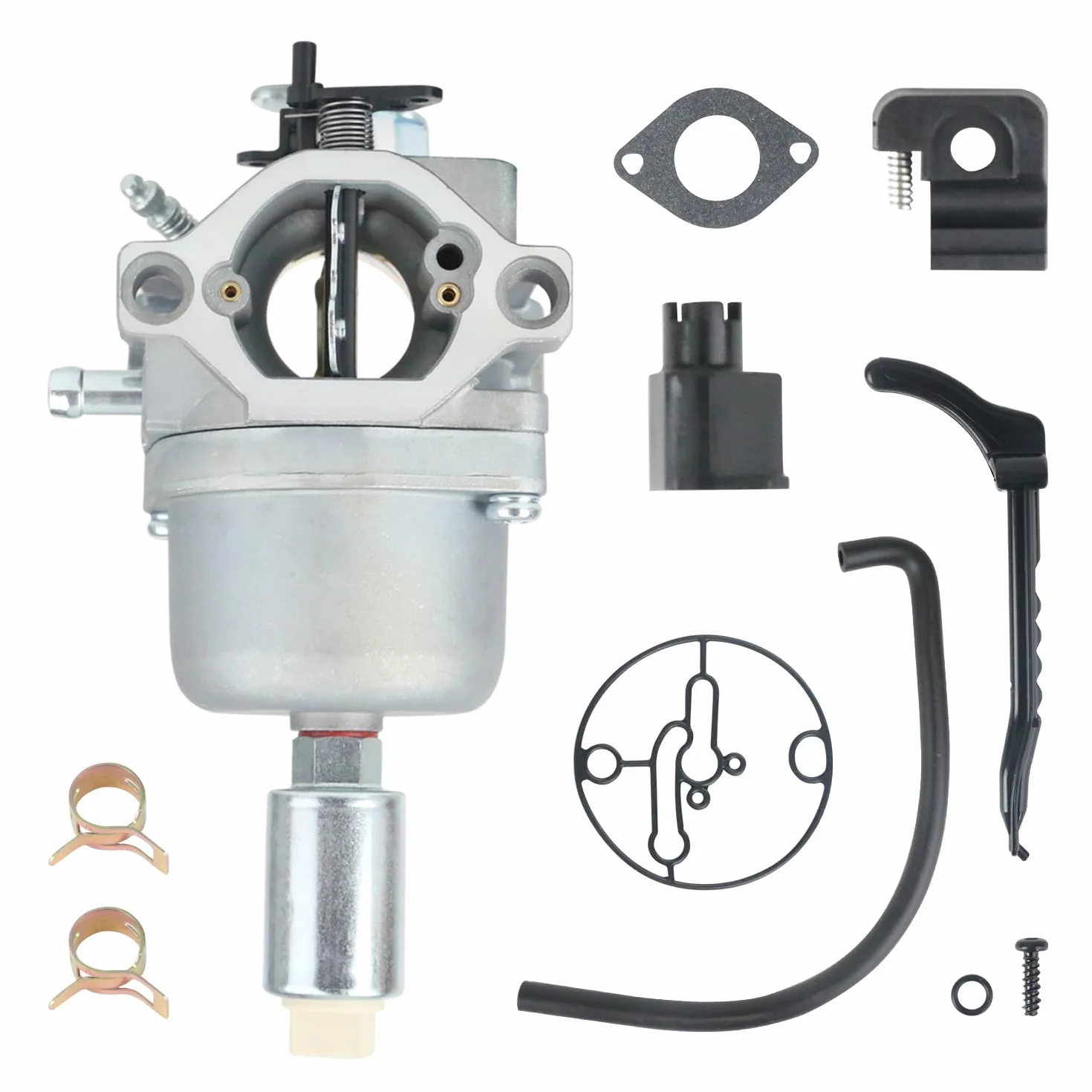 Kompatybilny z gaźnikiem 500cc 17.5hp Gaźnik z zestawem do regulacji dla silnika Briggs & Stratton 594492, zamiennik części nr 27761152