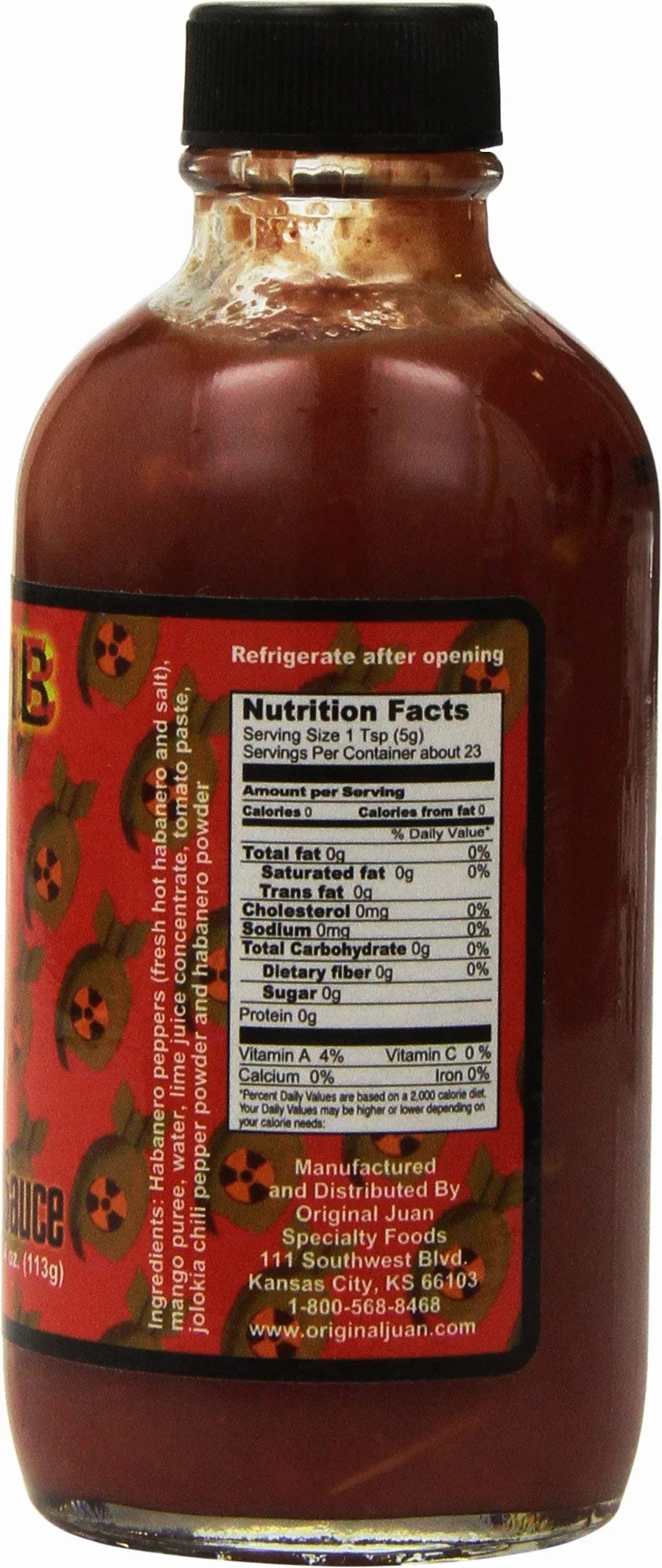 Da` Bomb Ghost Pepper Hot sos pikantny