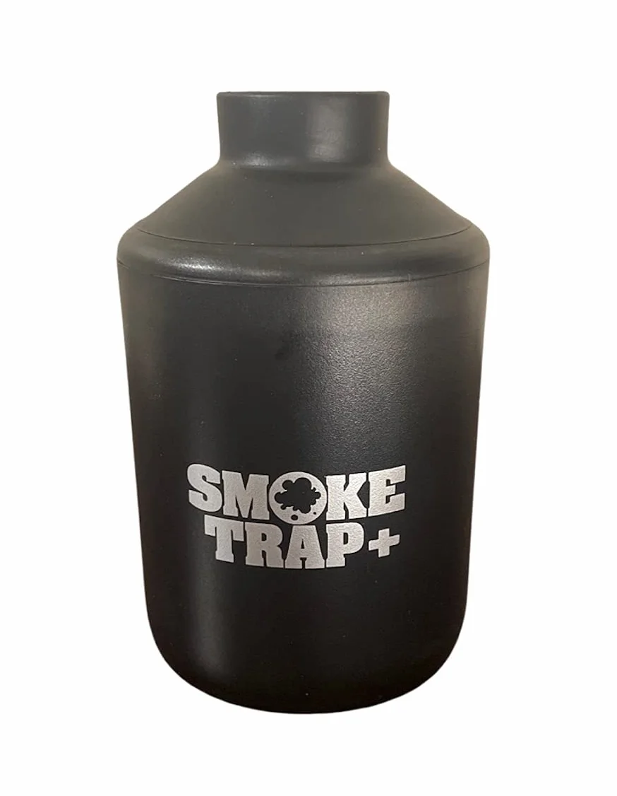 Smoke Trap + | Osobisty filtr powietrza (sploof) - filtr dymu o długotrwałym 500+ zastosowaniach z łatwym wydychaniem - (czarny)