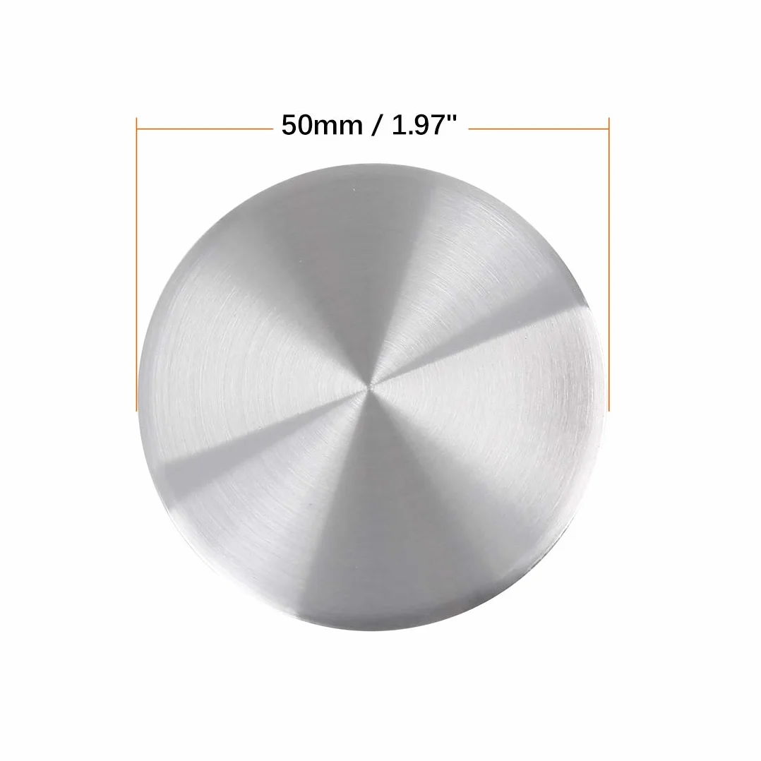 sourcing map 50 mm srebrne naklejki na koła samochodu naklejki na emblemat odznaka 4 sztuki