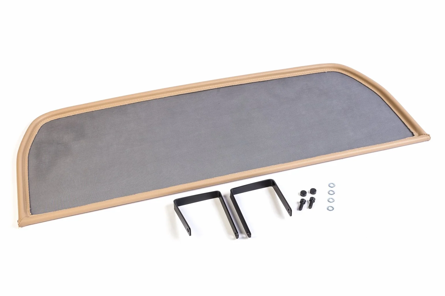 GermanTuningParts Schott wiatrowy do MG MGB (1962-1980) – składany – beżowy | owiewka | blokada wiatru | wiatrówka | wiatrówka