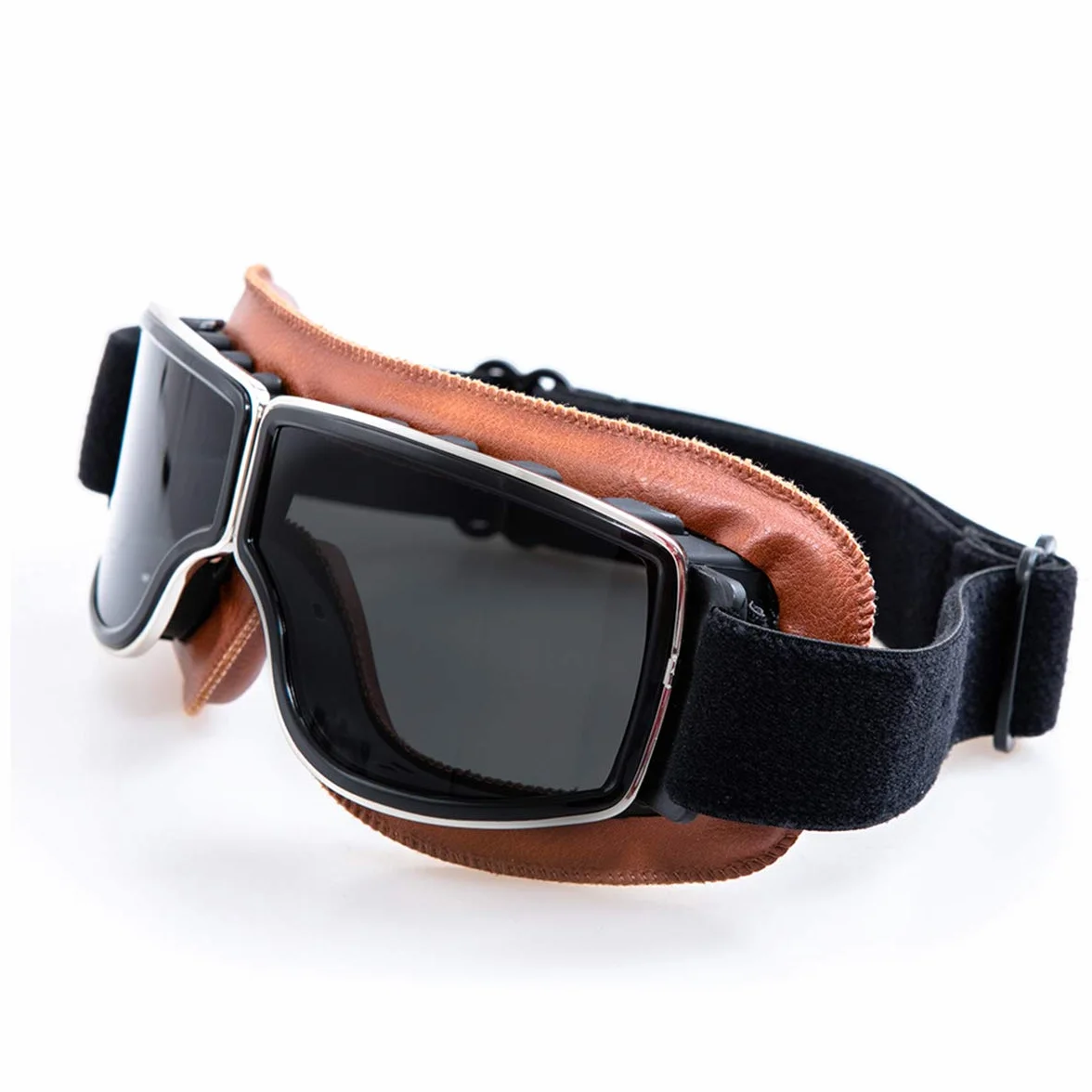 Motocross skórzane gogle nad opisami okulary otwarte lub pół twarzy kask kobiety mężczyźni okulary przeciwsłoneczne
