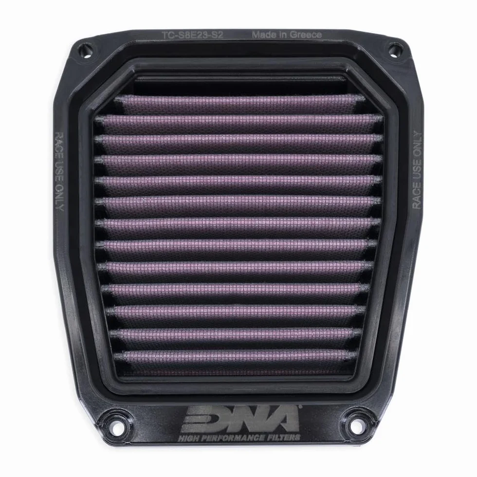 DNA osłona powietrza Stage 2 i filtr Combo kompatybilny z Suzuki GSX-8R Sport Twin (2024) PN: P-S8E23-S2-COMBO