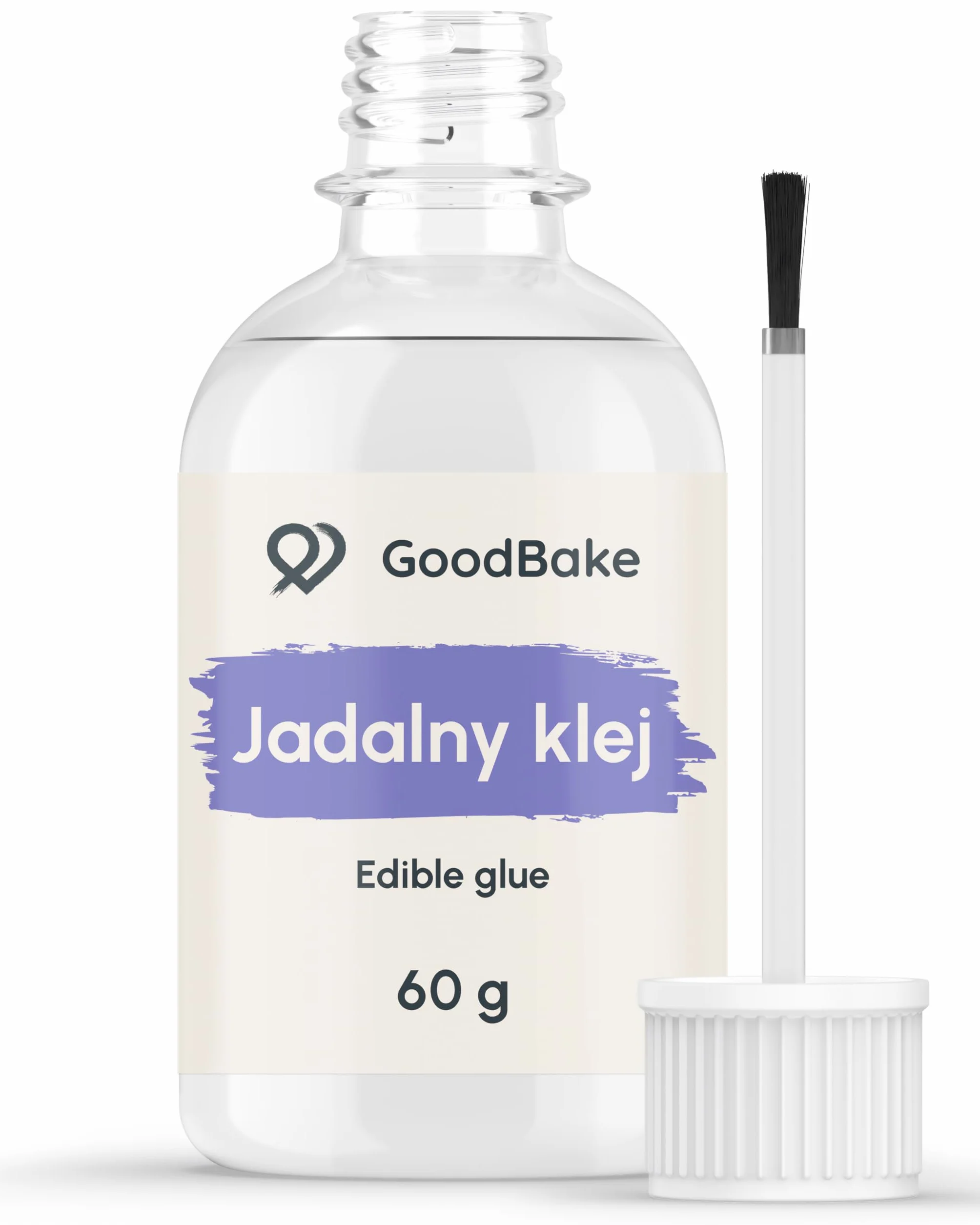 GoodBake Jadalny Klej Cukrowy 60 g do Dekorowania Tortów Masy Cukrowej