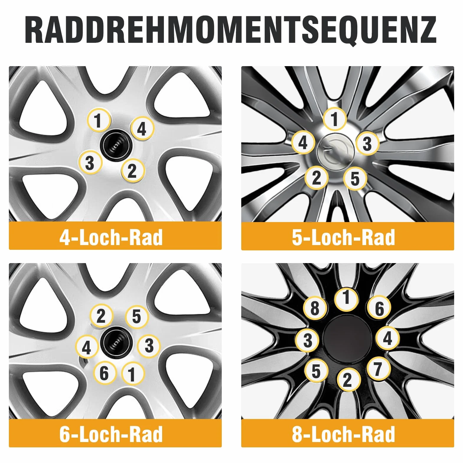 Chromowane nakrętki do kół M12 x 1,5 stożkowe 60° do Ford Escort Fiesta Focus Fusion Mazda 626 RX7 323F 929