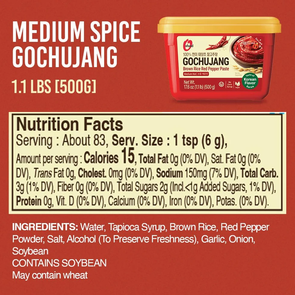 Chung Jung One Gochujang pasta z ostrej czerwonej papryki 500 g