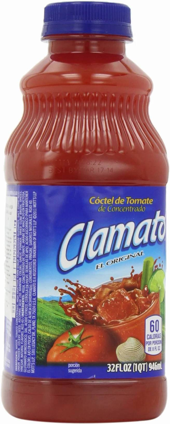 Clamato Sok pomidorowy koktajl 946 ml (opakowanie 3 szt.)