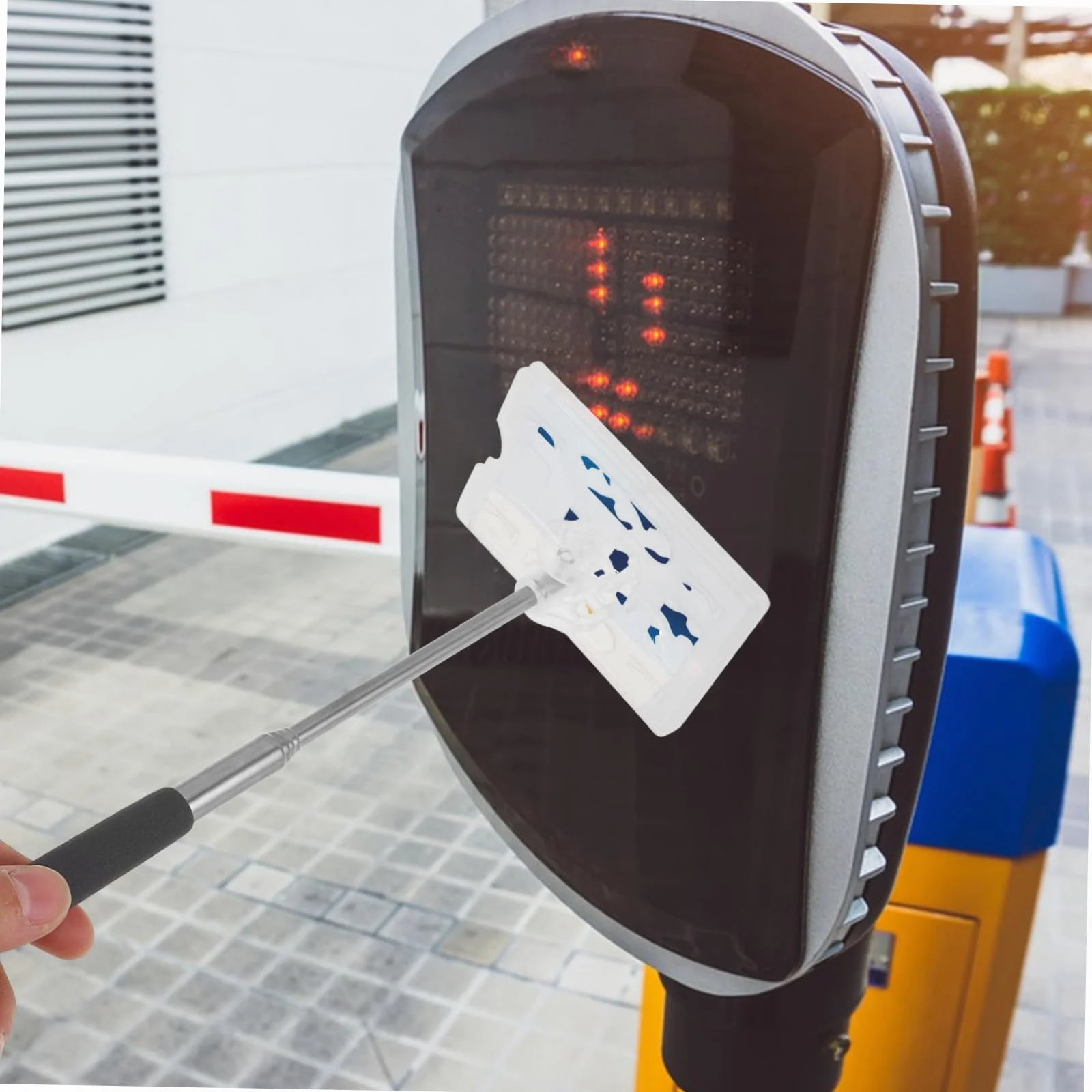 iplusmile Uchwyt Na Kartę Otwierającą Drzwi Uchwyt Na Kartę Teleskopową Uchwyt Na Kartę Parkingową Drążek Do Przesuwania Kart Parkingowych Drążek Do Płacenia Za Parking Teleskopowy Uchwyt