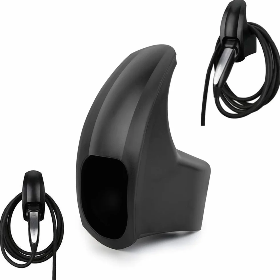 chwyt ścienny na kabel ładowania ładowarki samochodu elektrycznego typ 2, stacja ładująca na ścianę, kabel ładujący, organizer, ładowarka, uchwyt na ścianę
