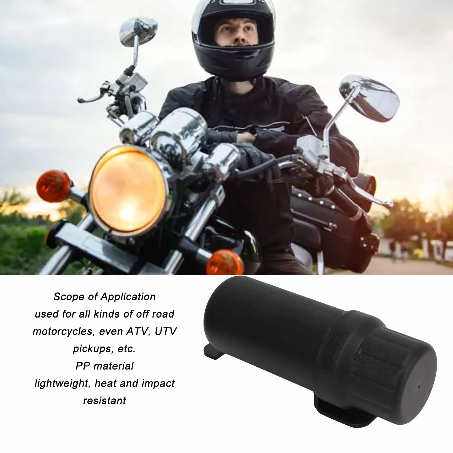 125 mm Motocykl Off Road Uniwersalne Narzędzie Tube Wodoodporna Rura Narzędziowa Przechowywanie z Taśmami Rolkowymi