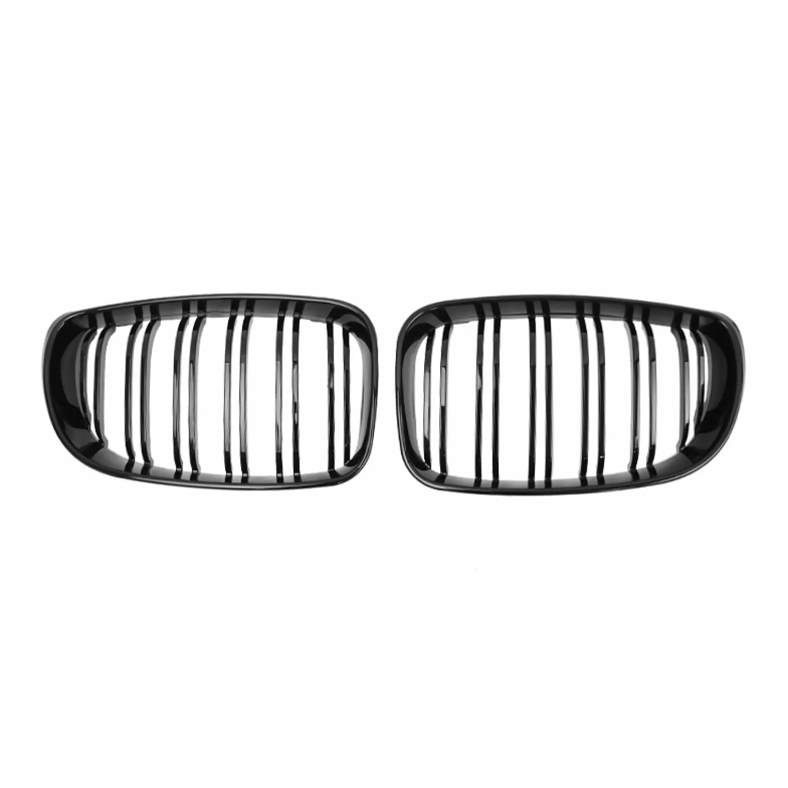 E81 E82 grill chłodnicy do BMW serii 1 E81 E82 E87 E88 120I 128I 130I 135I LCL grill 2008-2011 nerki podwójna listwa sportowa połysk czarny