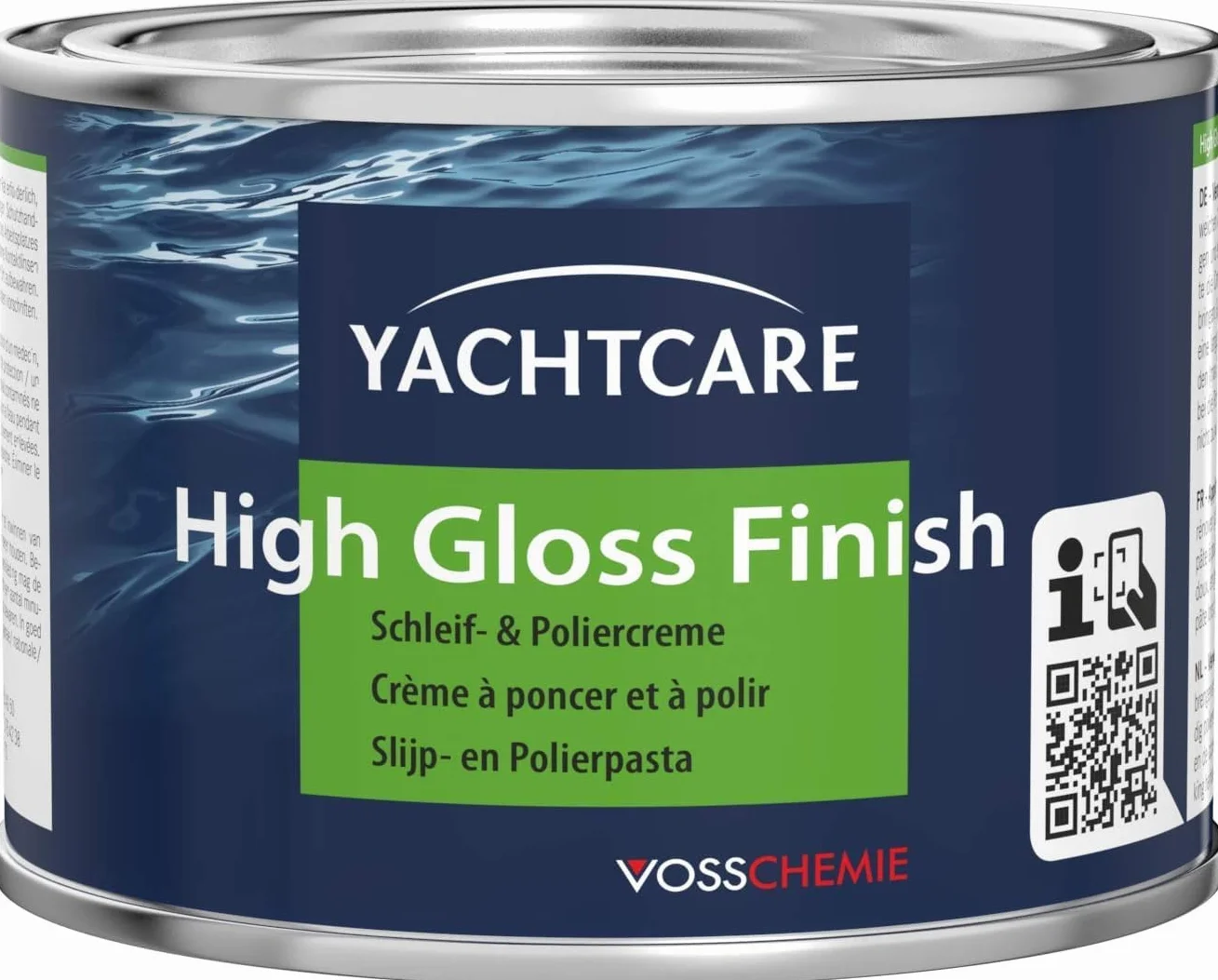 Yachtcare Krem polerski o wysokim połysku, 500 g, bez silikonu, do powierzchni wyblakłych i matowych, z efektem folii ochronnej