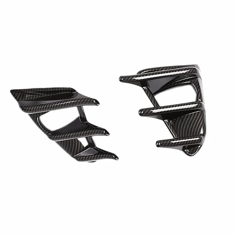 Front Bumper Fog Light Cover Fog Light Bezel Covers Fog Lamp Grille For Toyota for GT86 2017-2019 (Color : Carbon Fiber Pattern)
