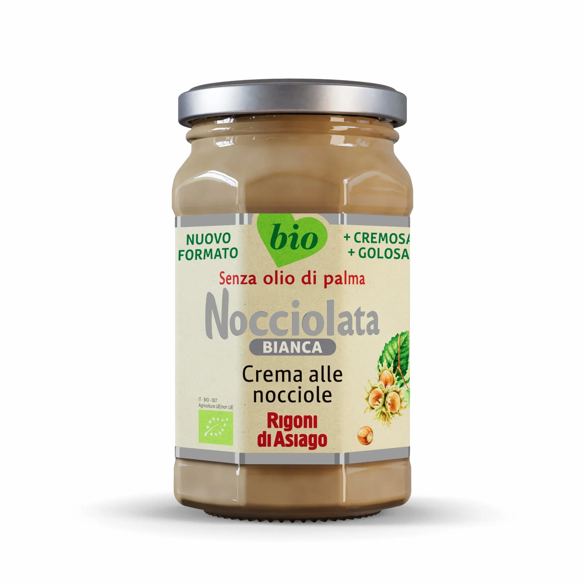 Nocciolata Crema Bianca BIO ekologiczny krem biały włoski