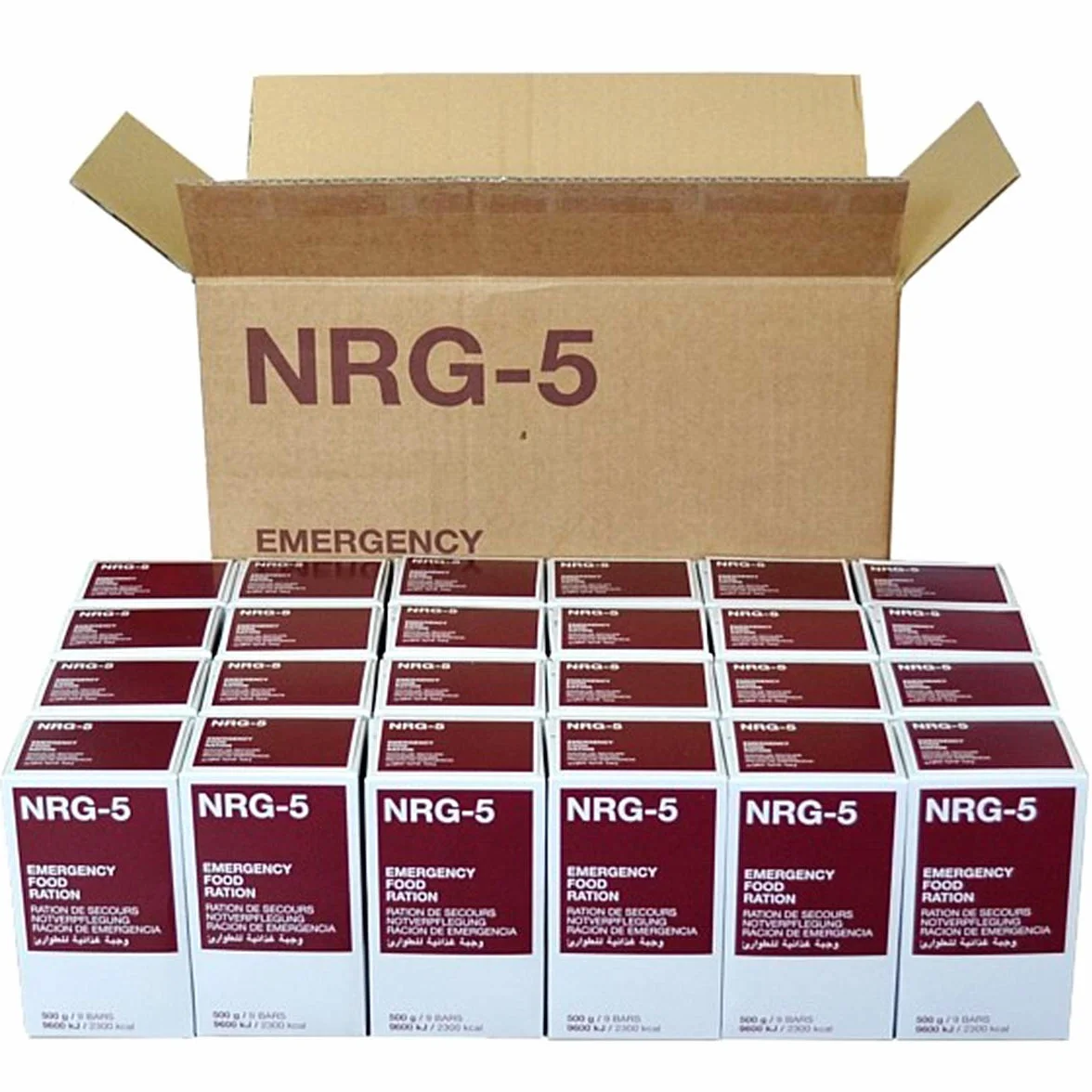 NRG-5 Żywienie Awaryjne - 1 Karton, 500 g, 24 Sztuki