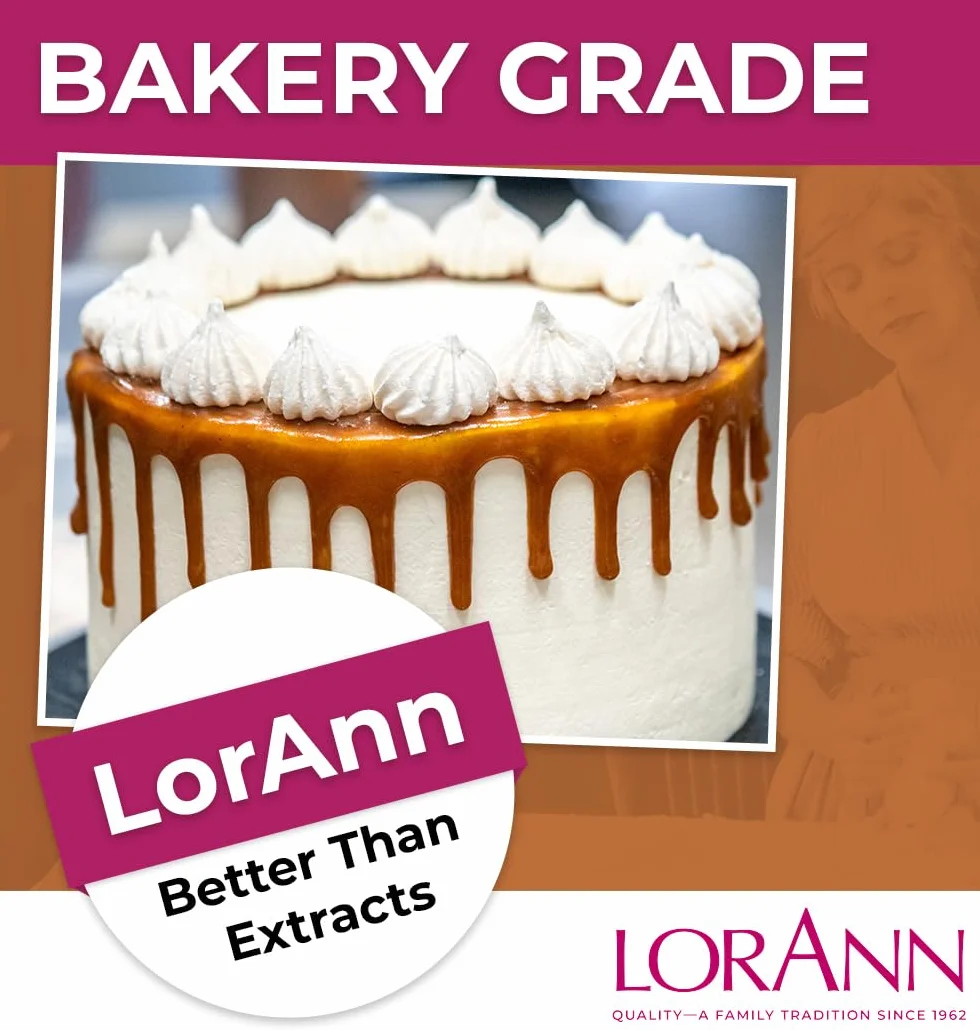 LorAnn Bakery Emulsions Natural & Artificial Flavor 4oz-Caramel - 0806-0735