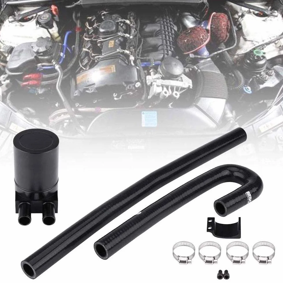 Qiilu Zbiornik Catch Can Renifier Tank Kit do N54 335i 135i E90 E92 E82 2006-2010 L5r432