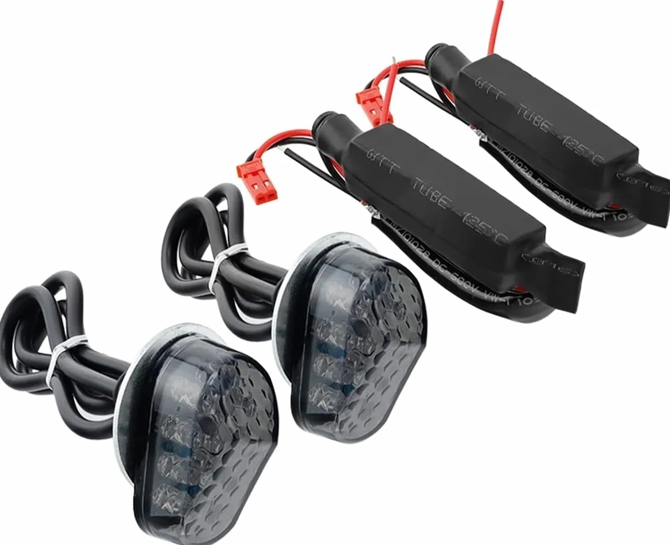 Generic Mini uniwersalne wskaźniki Dla Yamaha YZF R7 2021-2025 Lampa błyskowa LED Akcesoria motocyklowe Mini kierunkowskazy