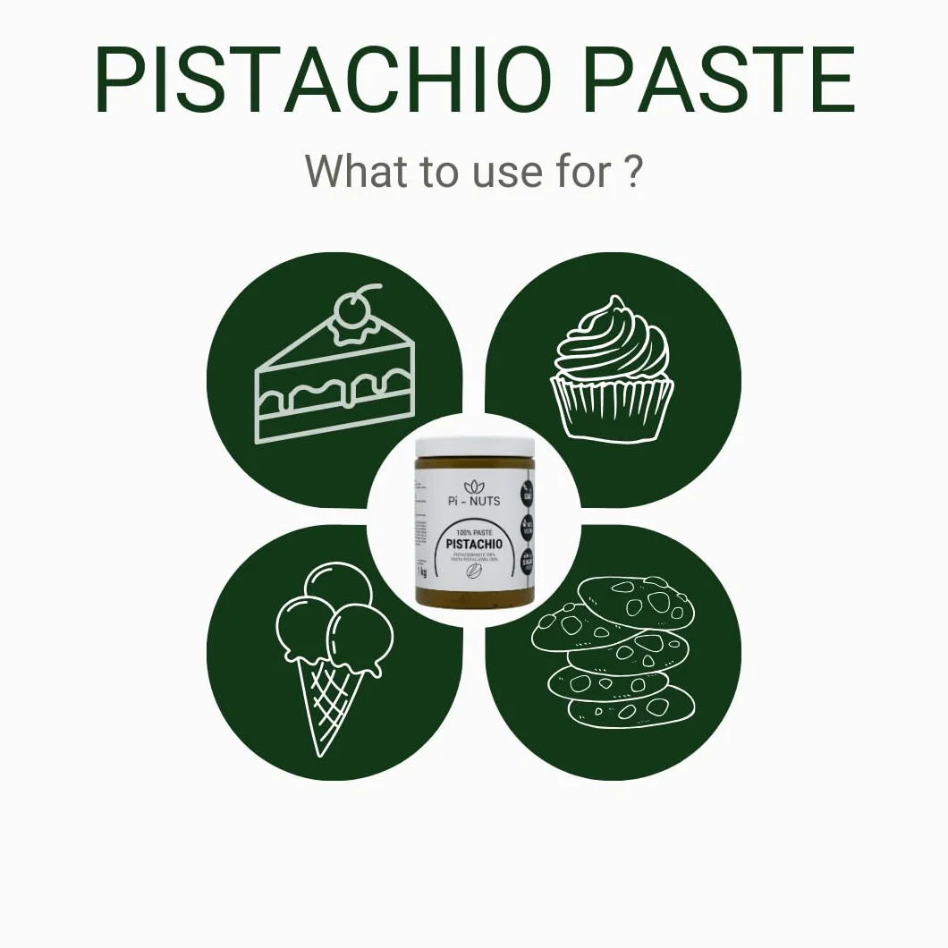 Pi-nuts Pasta pistacjowa krem z pistacji 100% 1kg
