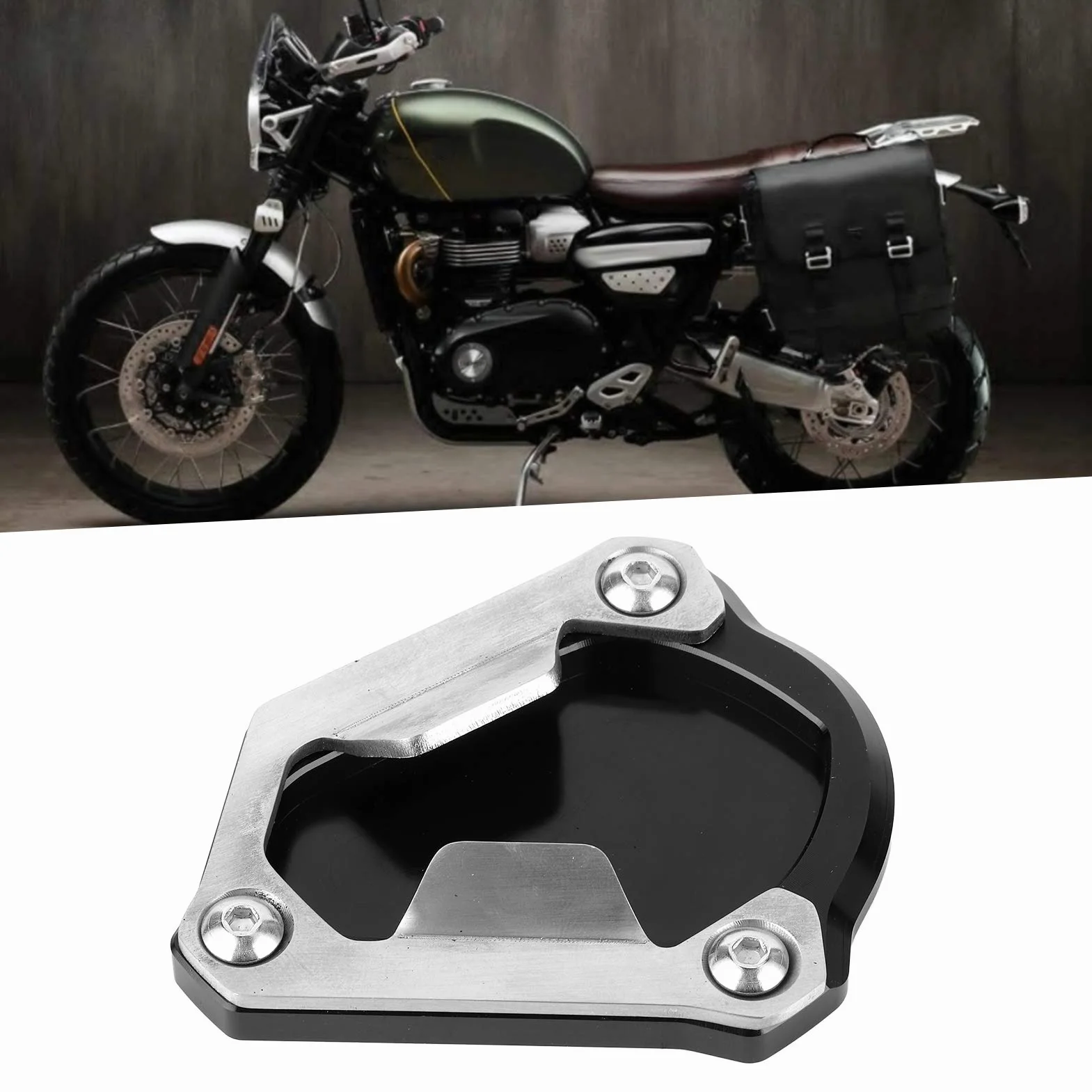 Podkładka przedłużająca Qiilu, powiększalnik podpórki bocznej do Scrambler 1200XC 1200XE 2019-2020
