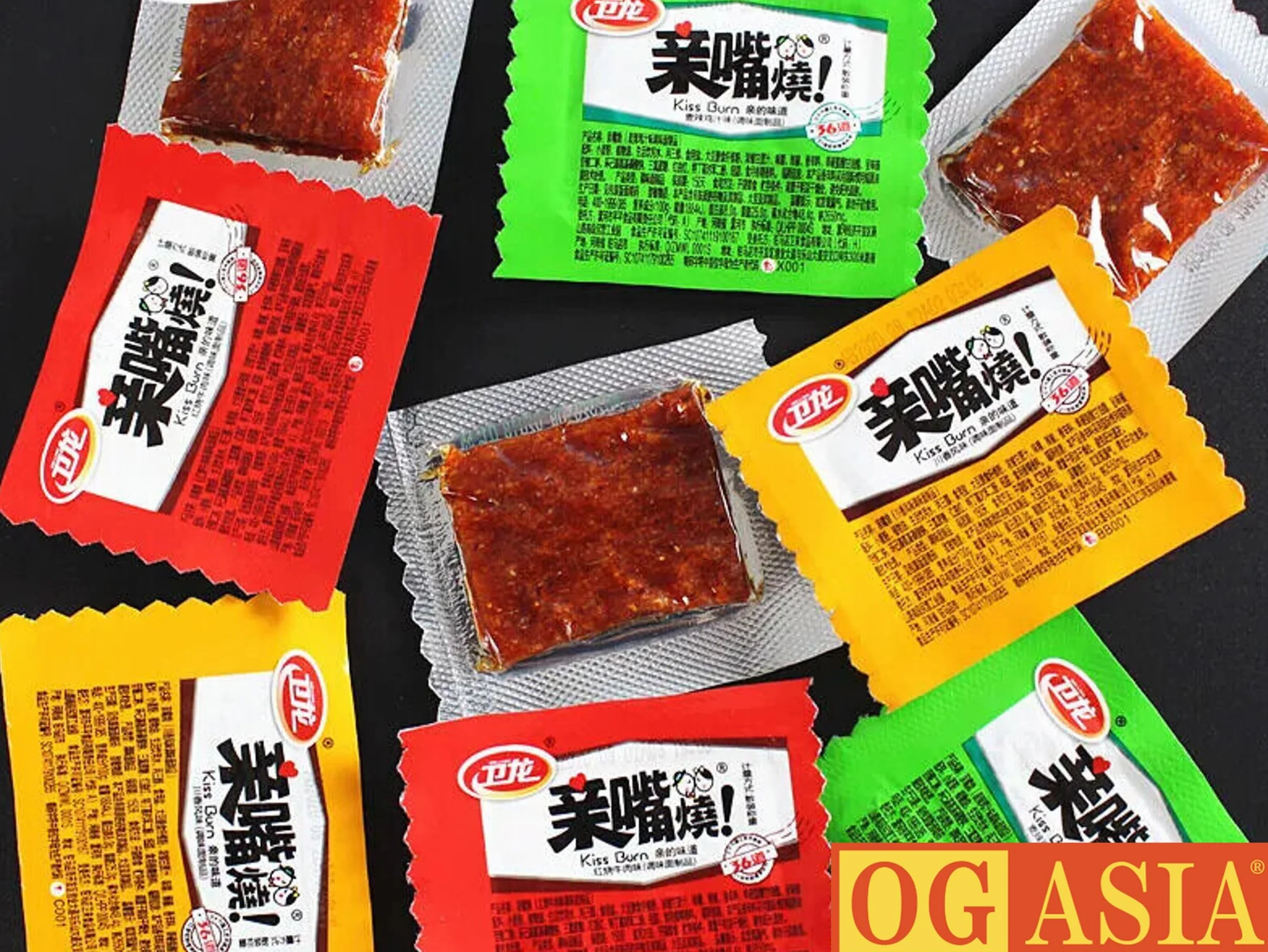 Weilong Kiss-Burn – przekąski bezglutenowe o mieszanych smakach – chińska soja i przekąski tofu – OG ASIA – 260 g