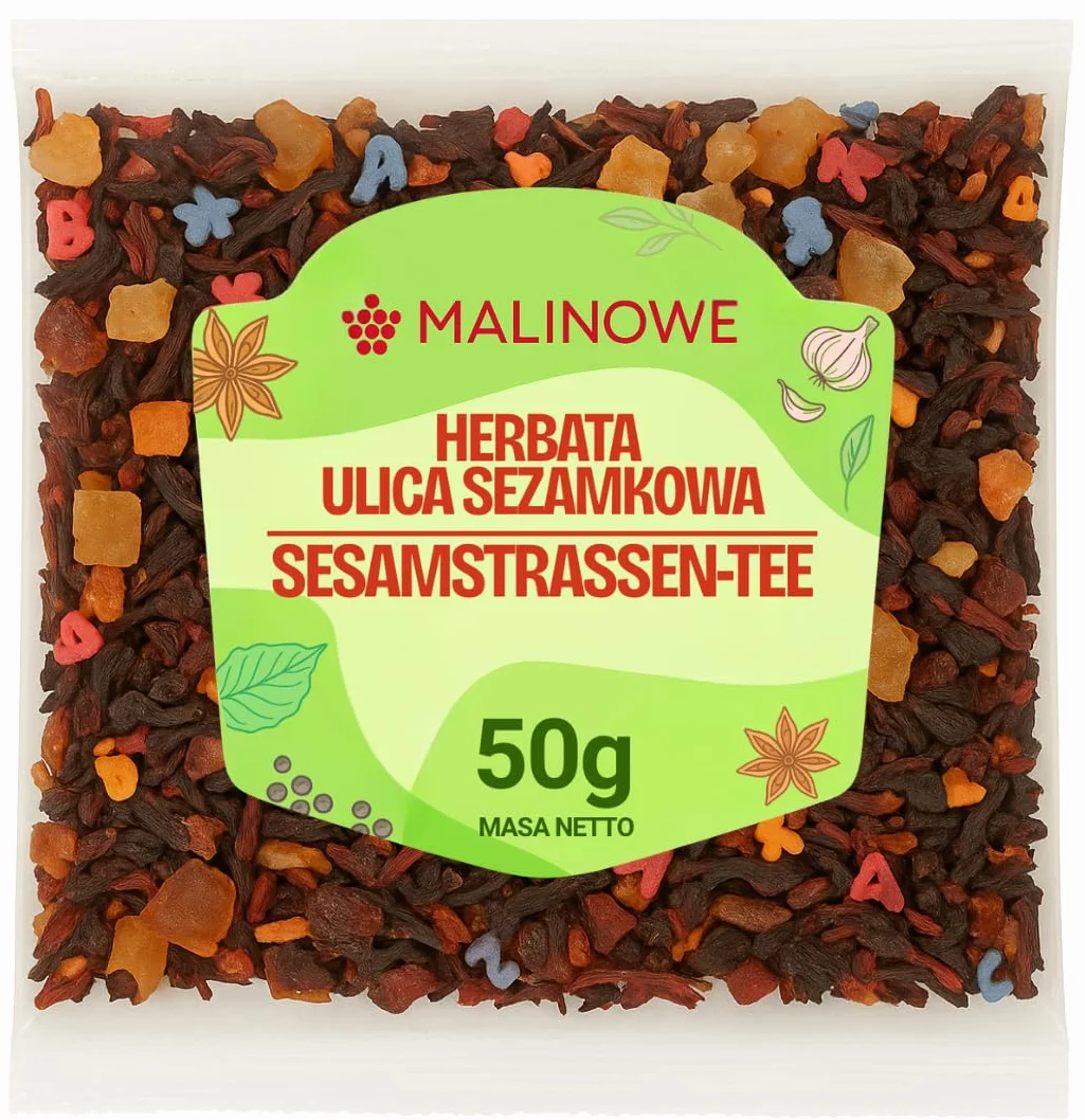 Herbata Owocowa Malinowa Papaja Ananas 50g