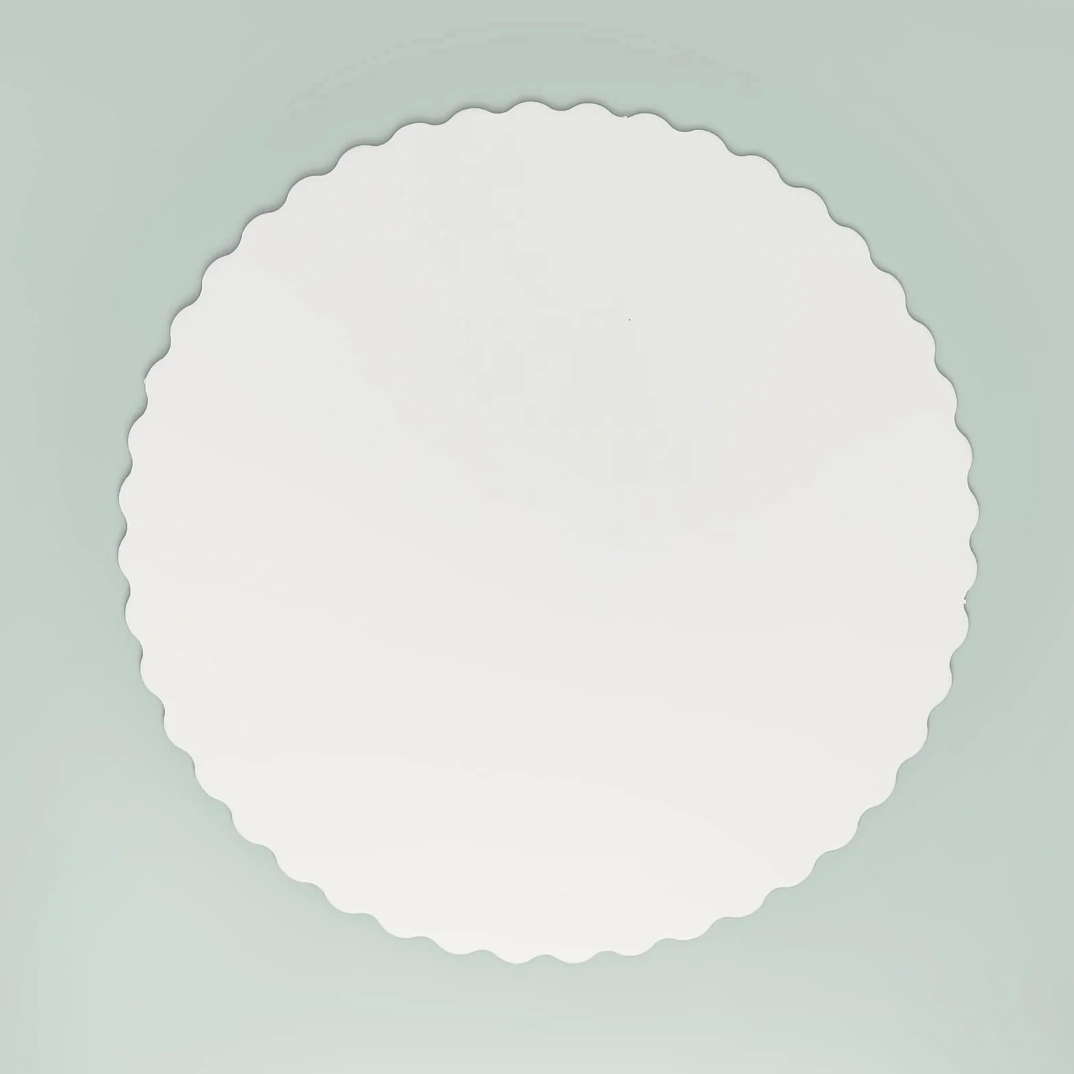 Cake Drum Gold Biały Papierowy Cake Board Ø 20 cm 10 sztuk