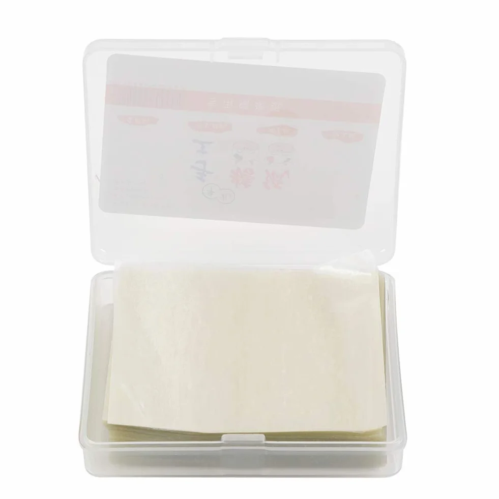 Jadalny Papier Ryżowy, 500 Sztuk Jadalny Papier Waflowy Kwadratowy Arkusz do Pakowania Ciasta Nugatowego, 3x3,5 Cala